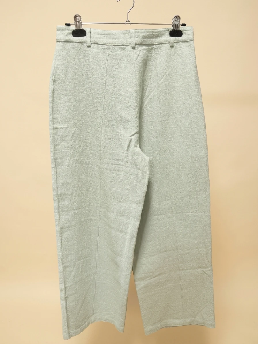 Light Green Wide Leg Trousers photo 2