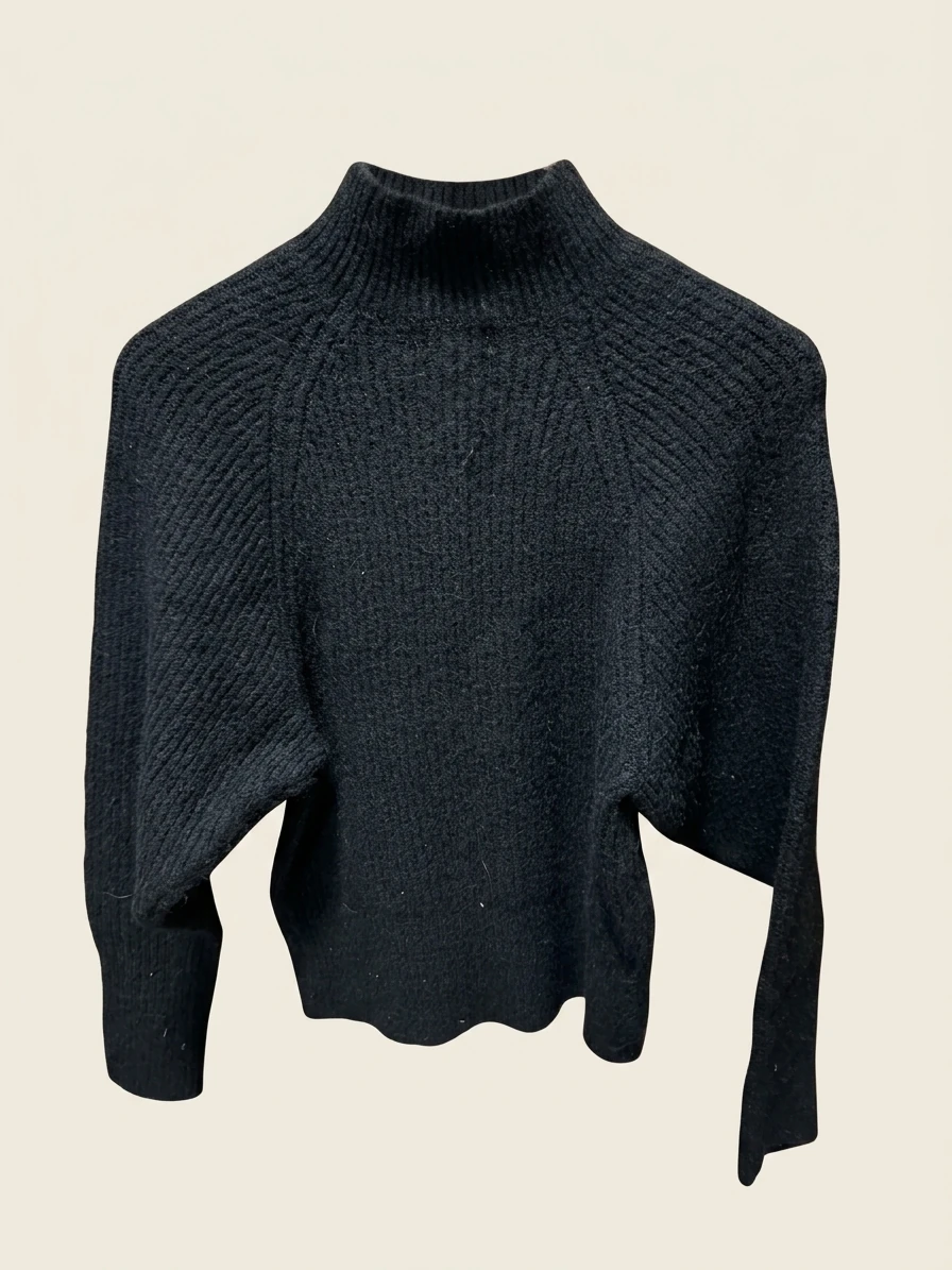 Ruby Moon Black Knit Sweater photo 2