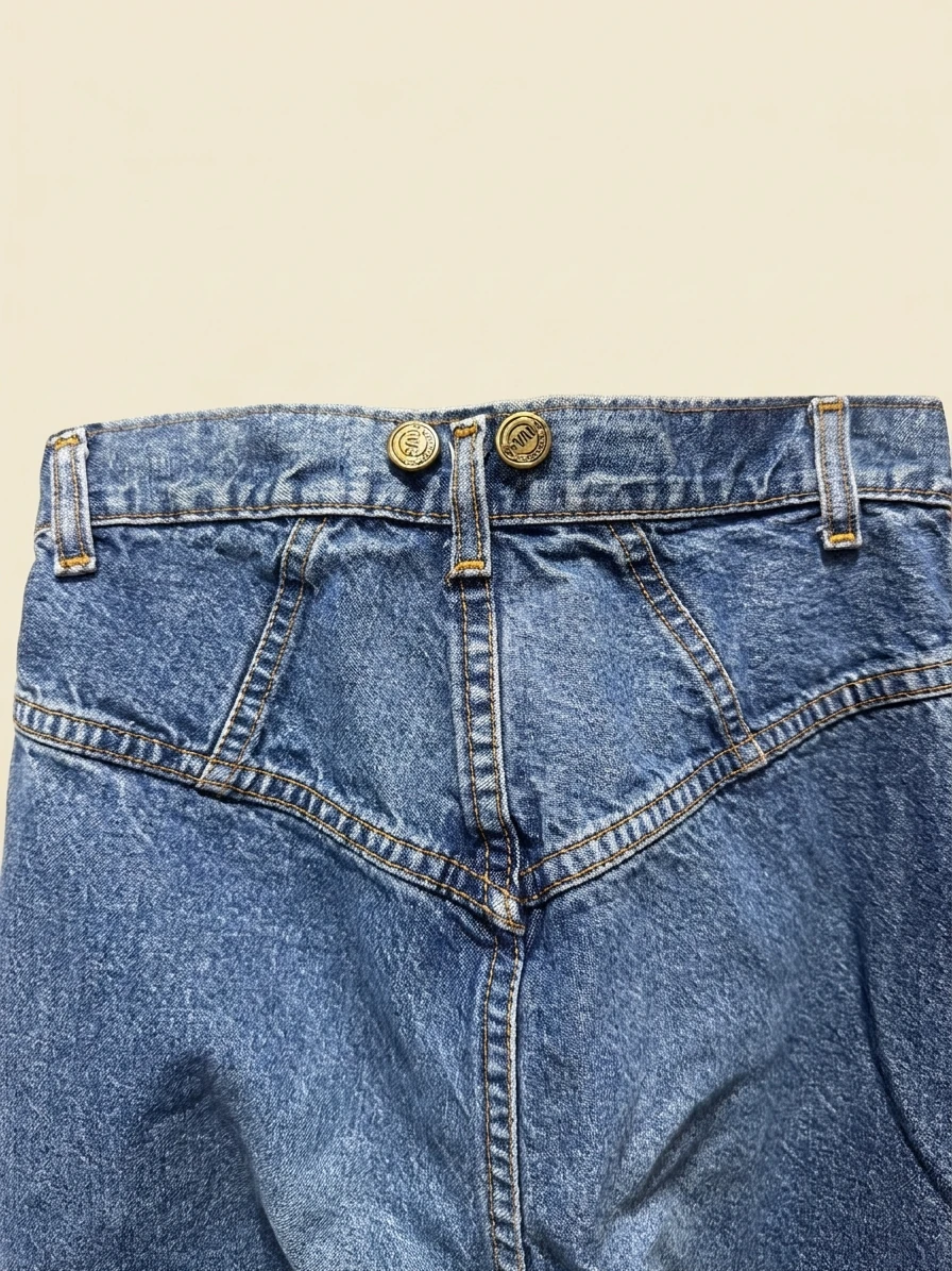 Vintage High Waisted Denim Jeans photo 4