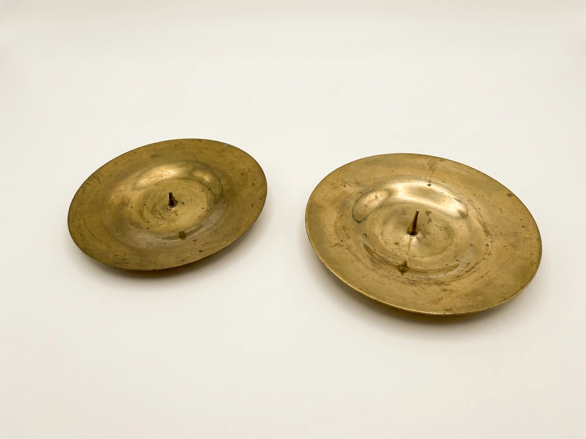 Vintage Brass Candle Holders