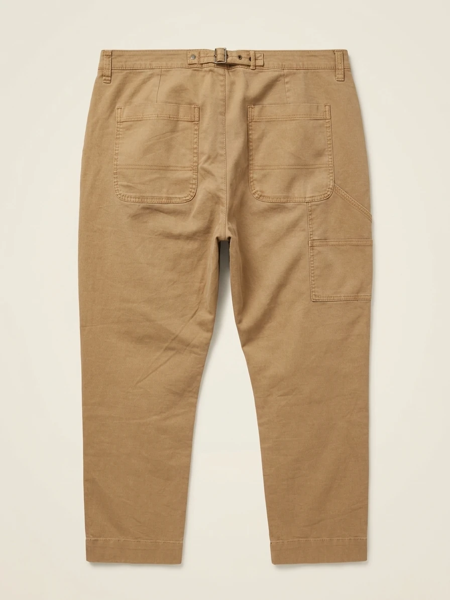 Brown Utility Patch Pocket Pants photo 2