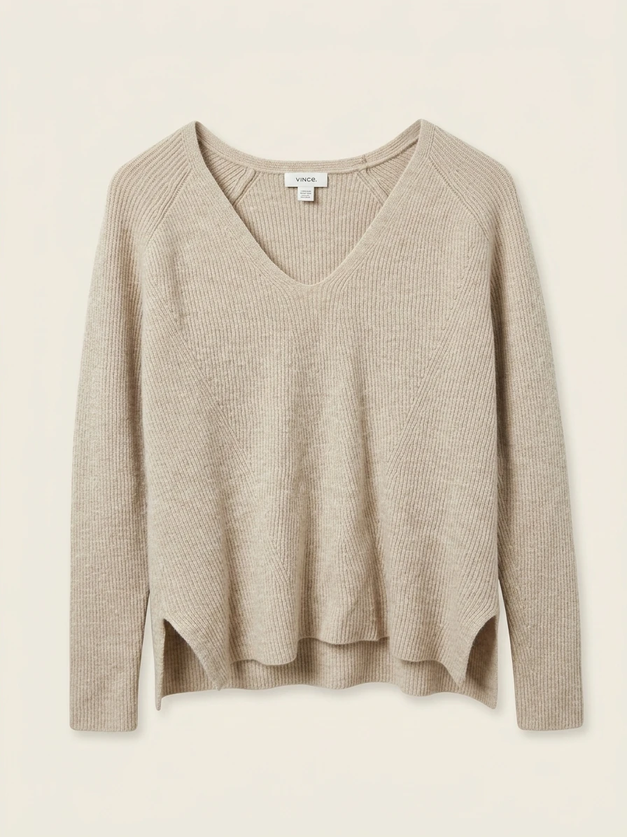 Vince Ribbed Knit Sweater
