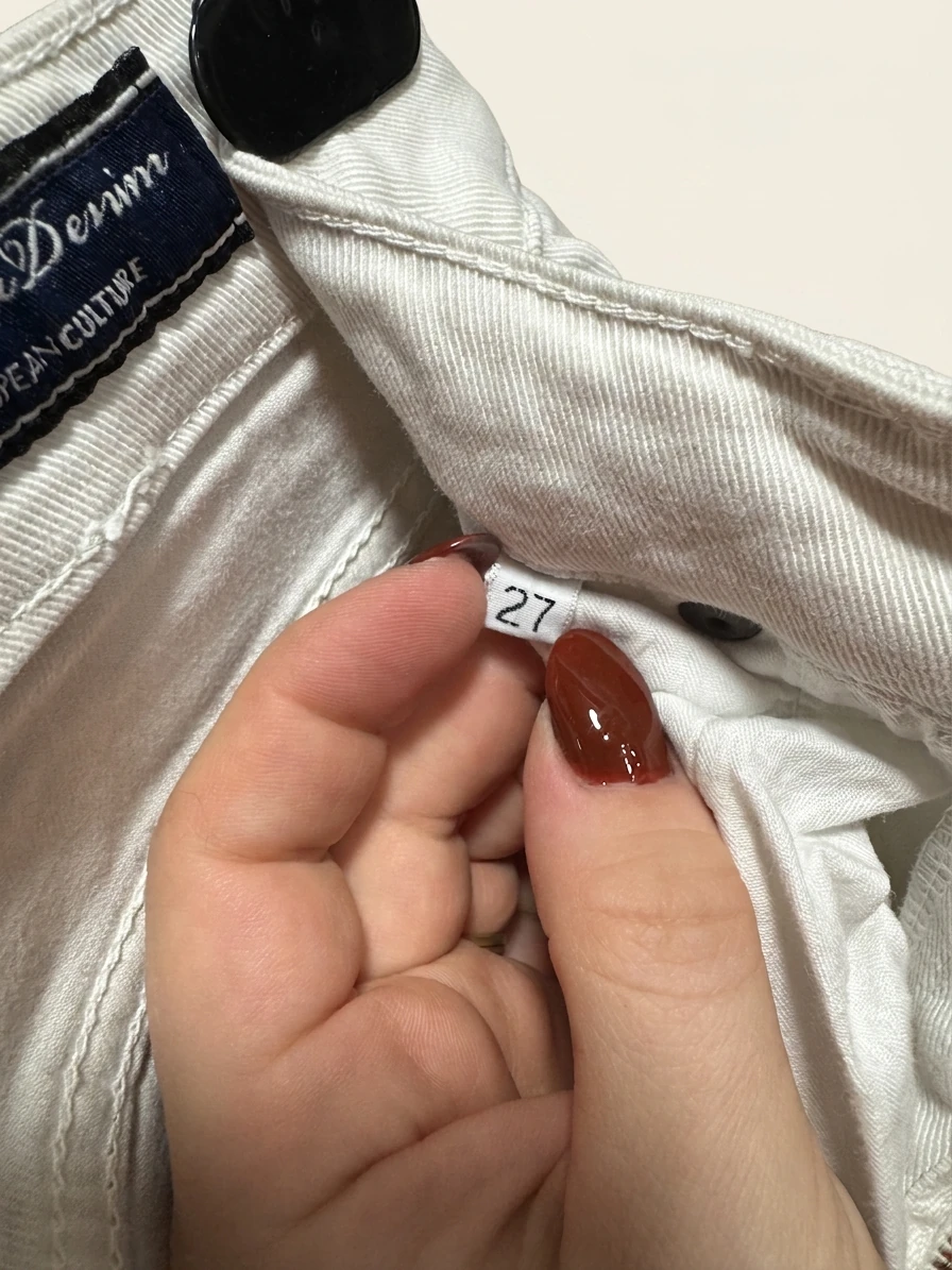 White Denim Jeans photo 6