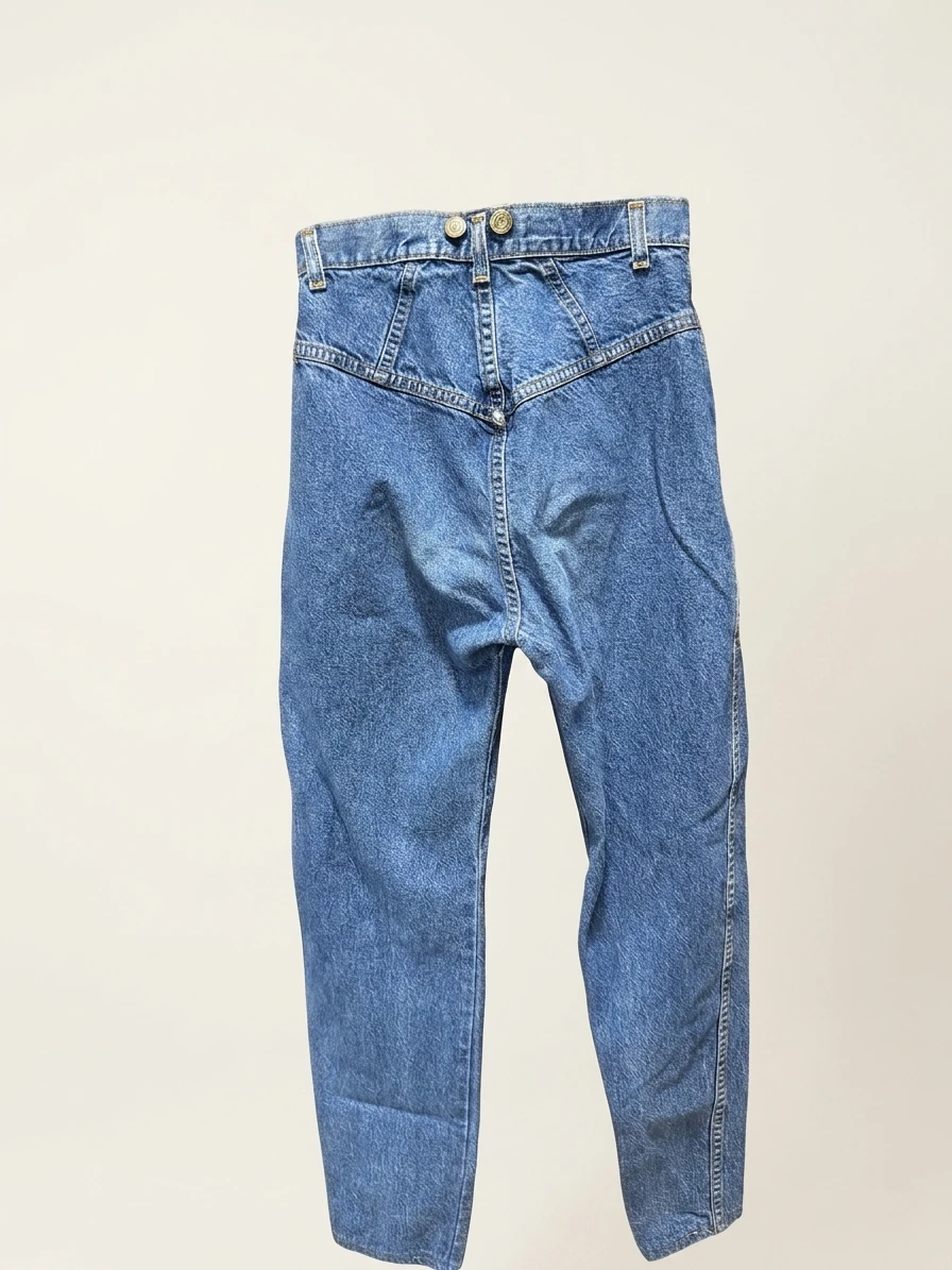 Vintage High Waisted Denim Jeans photo 3