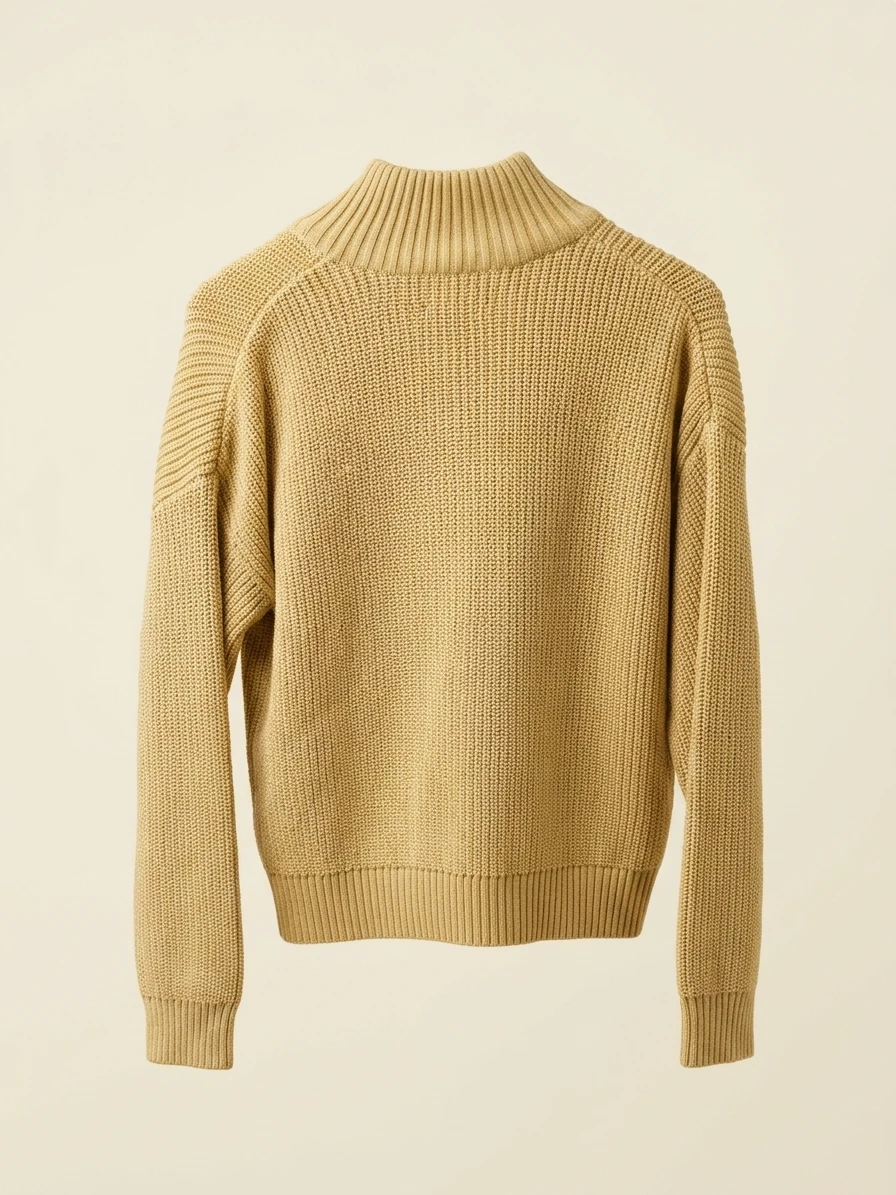 Toad&Co Mustard Ribbed Knit Sweater photo 2