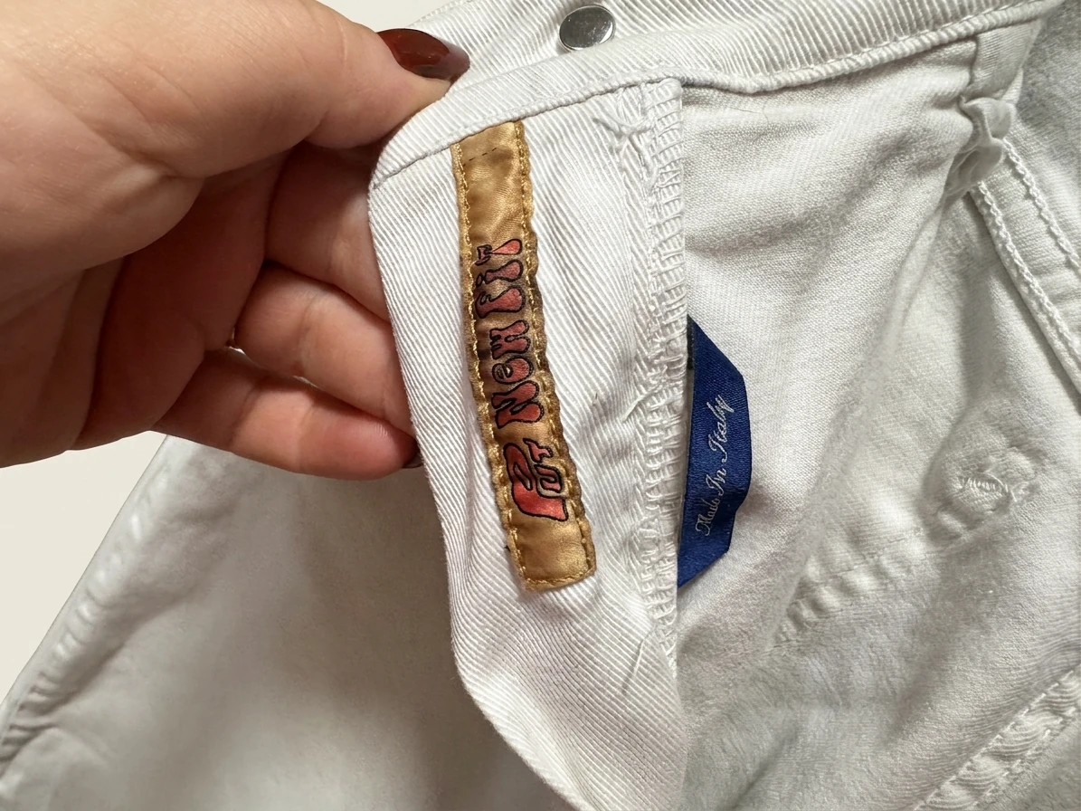 White Denim Jeans photo 5