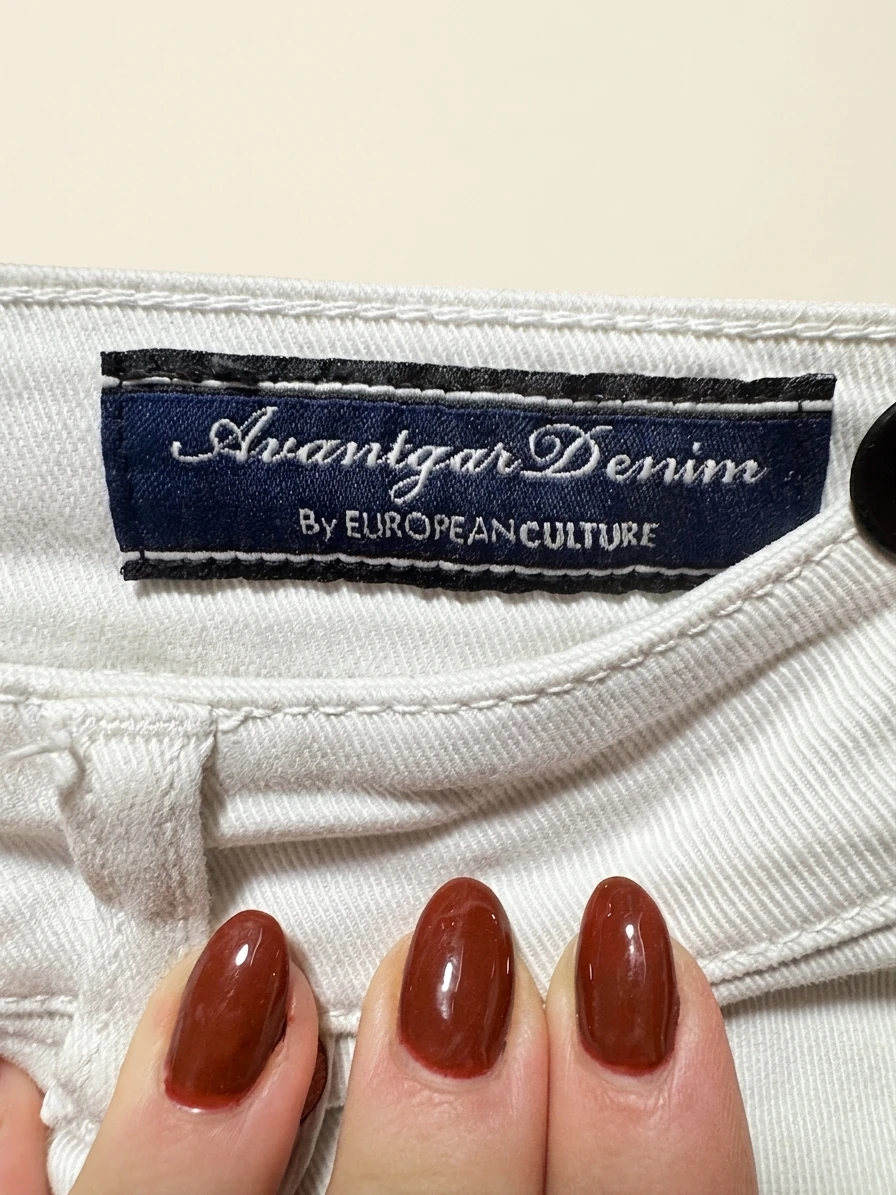 White Denim Jeans photo 3