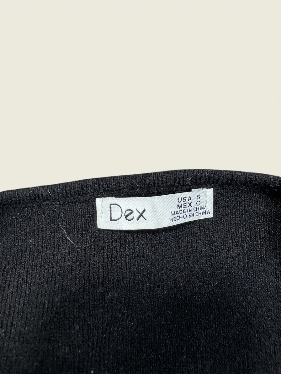 Black Knit Dex Sweater photo 3
