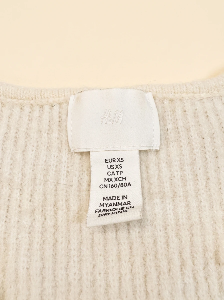 H&M Ribbed Knit Sweater photo 3