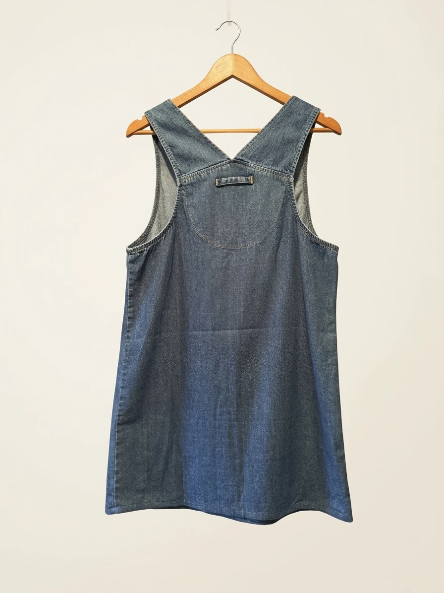 Vintage Denim Mini Dress photo 3