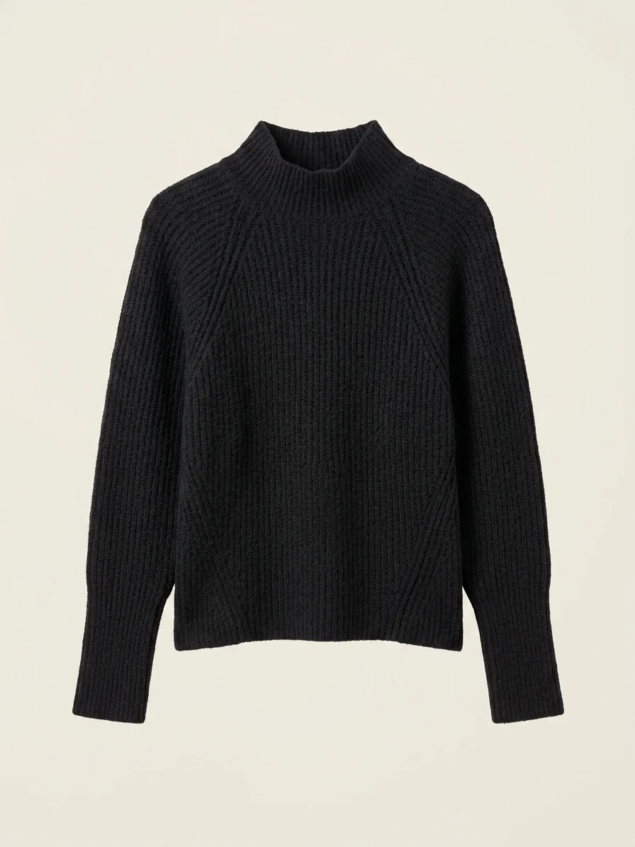 Ruby Moon Black Knit Sweater