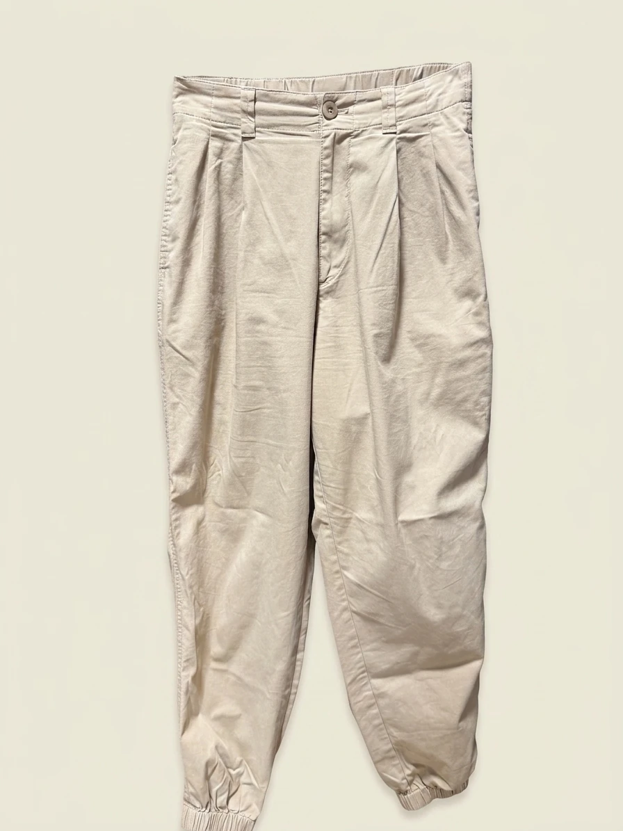 Beige Uniqlo Pants