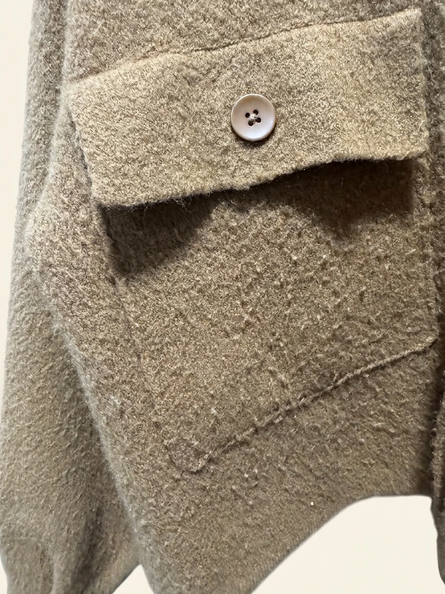 Brown Knit Cardigan photo 4